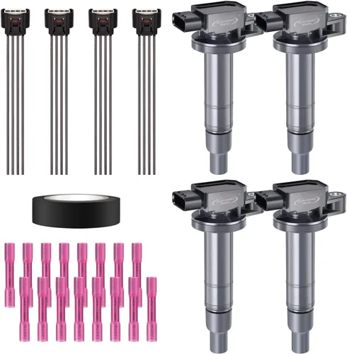 Miniatura 22 de Juego de 4 bobinas de encendido y conector hembra arnés de enchufe compatible con Infiniti Frontier Altima Versa Sentra NV200 Rogue FX50 QX60 QX70