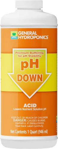 Miniatura 9 de General Hydroponics pH Up Liquid Premium Buffer para estabilidad del pH, cuarto de galón
