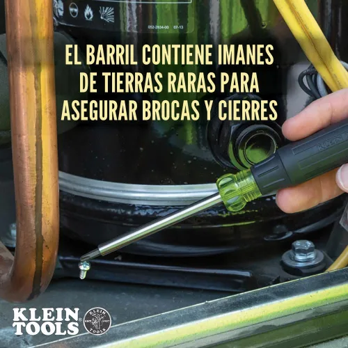 Miniatura 3 de Klein Tools 32327 Juego de destornilladores de precisión, destornillador multibit 27 en 1, almacenamiento integrado, imán de tierras raras, ideal