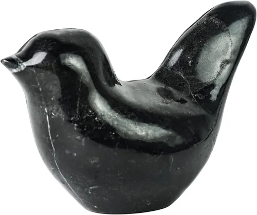 Miniatura 7 de DreamsEden Figuras de pájaros para decoración del hogar, 1 pieza hecha en piedra, estatua de pájaro grande, escultura decorativa para estante, mesa