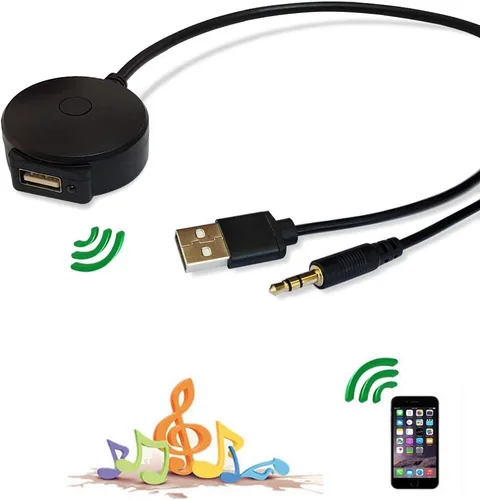 Miniatura 4 de Adaptador Bluetooth compatible con Mini Cooper BMW Car Apple Android Phone Music AUX 3.5 dispositivos con capacidad de cable inalámbrico