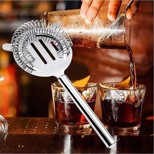 Miniatura 4 de Kit de bartending con soporte, juego de barra duradera y antioxidante, juego de coctelera para mezcla de bebidas de Martini, kit de coctelería