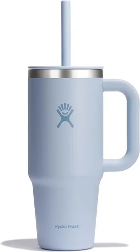 Miniatura 31 de Hydro Flask Vaso de Viaje con Asa, Tapa y Pajita - Acero Inoxidable Aislado en 24 Oz Aloe
