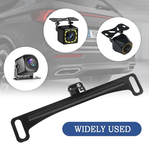Miniatura 5 de Cámara de respaldo universal para placa de matrícula, kit de montaje para cámara de visión trasera en el salpicadero, soporte para cámara de placa