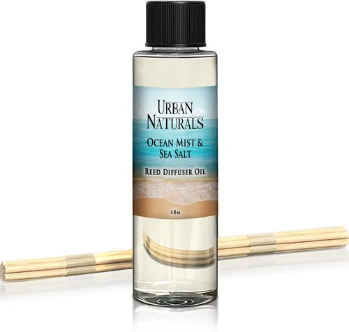 Miniatura 31 de Urban Naturals Recambio de aceite difusor de varillas ámbar y lavanda, lavanda relajante, ámbar cálido, aroma calmante para habitación, 4 onzas +