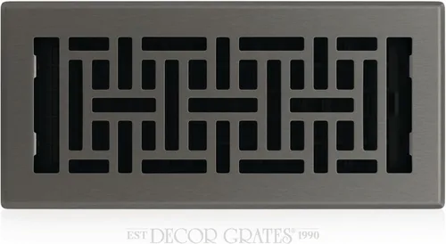 Miniatura 27 de Decor Grates Registro de suelo oriental AJH412-RB, 4 x 12 pulgadas, acabado de bronce frotado bronce (Rubbed Bronze Finish)