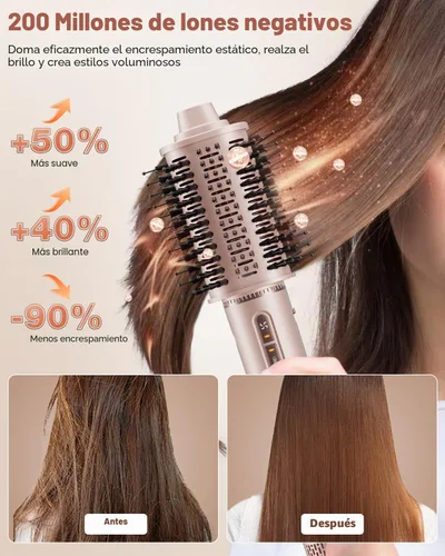 Miniatura 4 de 7MAGIC Estilizador de cabello y cepillo secador de cabello 7 en 1, secador de cabello de alta velocidad de 110,000 RPM con iones negativos