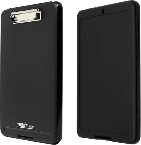 Miniatura 5 de Portapapeles de almacenamiento de plástico negro Think2Master. 25% más pesado y 25% más resistente Resistente y no se dobla ni flexiona como