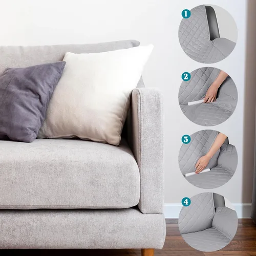 Miniatura 5 de Hemoton 14 fundas de sofá para sofá, sin espuma, para sofá, fundas de espuma para sofá, protector de muebles