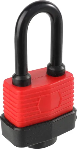 Miniatura 3 de Candado con llave de acero laminado, cerraduras iguales con llave, candado de grillete normal, paquete de 12