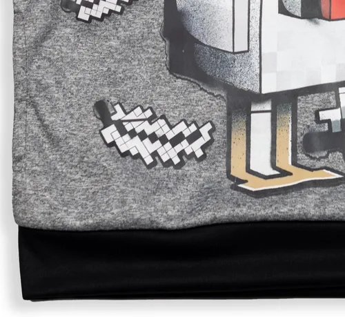 Miniatura 7 de Minecraft Creeper Zombie Steve - Sudadera con capucha de forro polar para niños pequeños a grandes