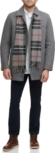 Miniatura 3 de Dockers Abrigo tipo bufanda Weston de mezcla de lana para hombre