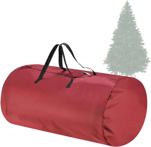 Miniatura 7 de Bolsa de almacenamiento para árbol de Navidad - Soporte de lona Oxford con cremallera y asa para árbol artificial de 12 pies, guirnaldas o inflables