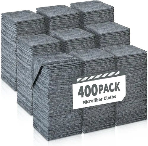 Miniatura 17 de TEAWOO Paños de limpieza de microfibra, paquete de 50 toallas de microfibra a granel, toallas para automóviles y hogar, trapos de limpieza de 5 5