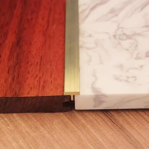 Miniatura 9 de Tira de transición de suelo de moldura en T, de latón, para puertas de alfombra a azulejo, cubierta de costura de cincha, impermeable y cortable