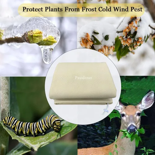 Miniatura 4 de Cubiertas para plantas, protección contra la congelación, 2.8 onzas, 1 paquete de 90 x 75 pulgadas, cubiertas de árboles de invierno, mantas