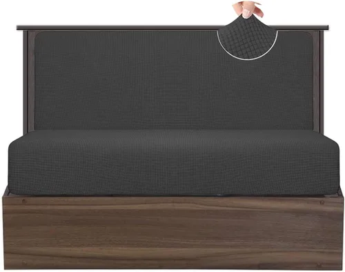 Miniatura 11 de EFELIM Fundas de cojín elásticas para cabina de comedor de autocaravana, funda elástica para sofá de 2 asientos, protector de muebles para caravana