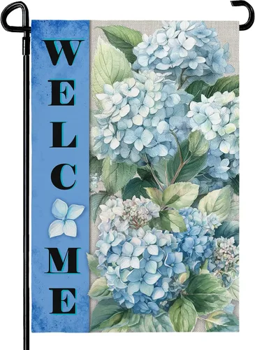 Miniatura 76 de Bandera de jardín de Halloween, bandera de jardín de calabaza Van Gogh, banderas de jardín, artes, cielo nocturno estrellado, luna, bandera