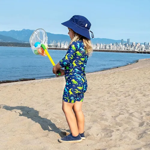 Miniatura 4 de JAN & JUL Sombrero de sol acuático para niños 50+ UPF Grow-with-Me Aqua-Dry