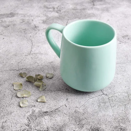 Miniatura 2 de Bosmarlin Taza de café grande de cerámica brillante, taza de té para la oficina y el hogar, 18 onzas, adecuada para lavavajillas y microondas