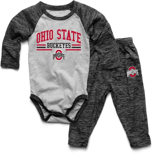 Miniatura 7 de Wes and Willy Baby College Sports Fan - Conjunto de una pieza y pantalón de manga larga