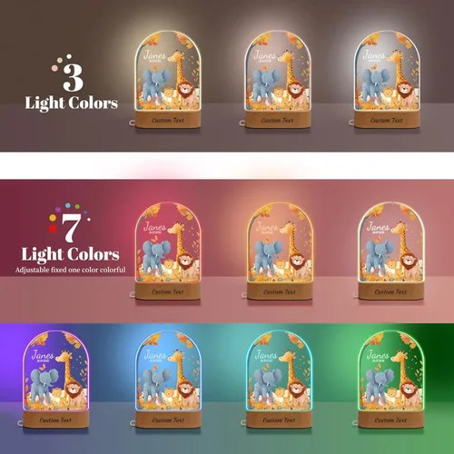 Miniatura 8 de Luz nocturna personalizada para niños pequeños, luz LED con nombre personalizado, baby shower, recién nacido, regalos de cumpleaños para recién