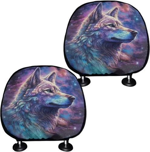 Miniatura 12 de Funda personalizada para reposacabezas de asiento de automóvil, regalos personalizables, transpirables, paquete de 2 fundas de cojín para asiento