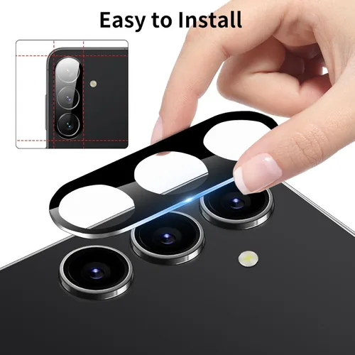 Miniatura 5 de Paquete de 3 protectores de lente de cámara Dengduoduo para Samsung Galaxy A15 5G, protector de cámara de vidrio templado, cubierta trasera