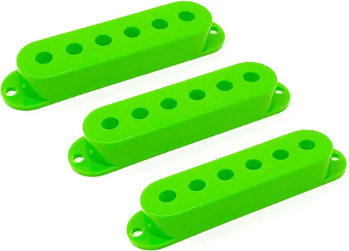 Miniatura 12 de Cubiertas para pastillas de bobina simple de plástico crema para guitarra eléctrica Fender Stratocaster Strat (juego de 3) PCST-CRM