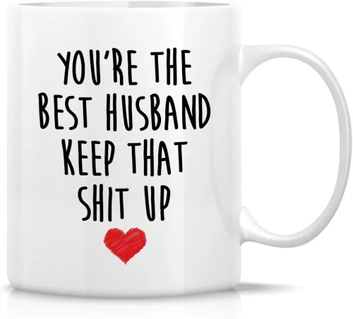 Miniatura 29 de Retreez - Taza divertida con texto en inglés "Once in A While Someone Amazing Comes Along", 325 ml, tazas de café de cerámica, regalos de cumpleaños