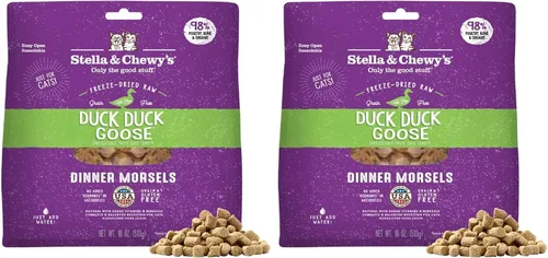 Miniatura 13 de Stella & Chewy's Bocados de Cena Crudos Liofilizados para Gatos – Receta de conejo premium con 98% de carne y órganos de origen responsable