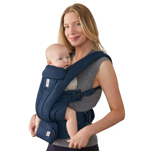 Miniatura 13 de Ergobaby Omni Deluxe - Portabebés de lujo para recién nacidos a niños pequeños, transpirables, para el verano, portabebés para todas las posiciones