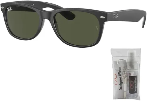 Miniatura 2 de Ray-Ban RB2132 NEW WAYFARER - Gafas de sol para hombres y mujeres paquete con kit de cuidado de gafas de cortesía de diseñador iWear