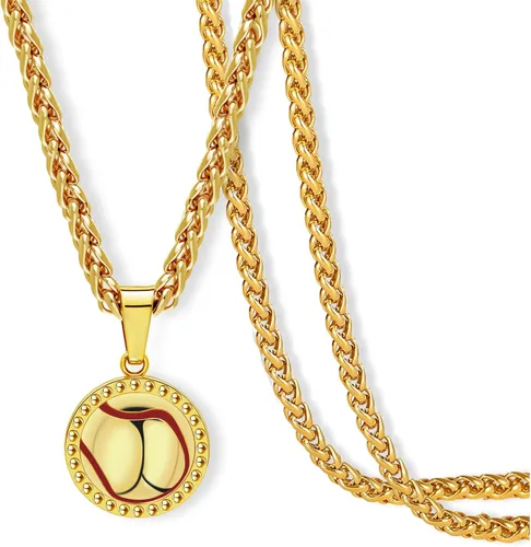 Collar con colgante deportivo para hombres, mujeres, adolescentes, fútbol, baloncesto, béisbol, fútbol, deportes, regalos para fanáticos del equipo