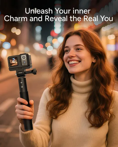 Miniatura 9 de SJCAM Cámara de acción SJ20, visión nocturna MIC Ultra y 4K verdadero, potencia 8H, lente dual 4K, FOV gran angular de 154°, movimiento de poca luz