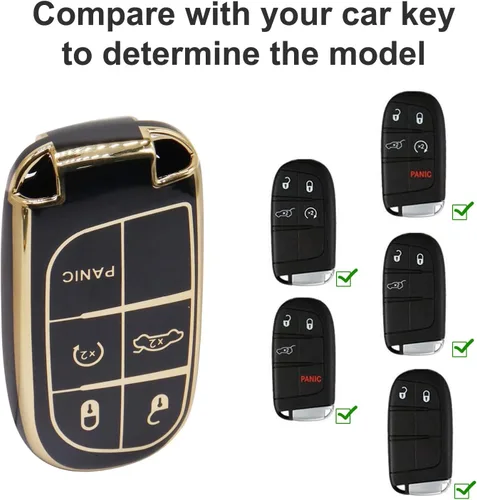 Miniatura 6 de Elegananccy para Funda de Llavero de Jeep, Negro