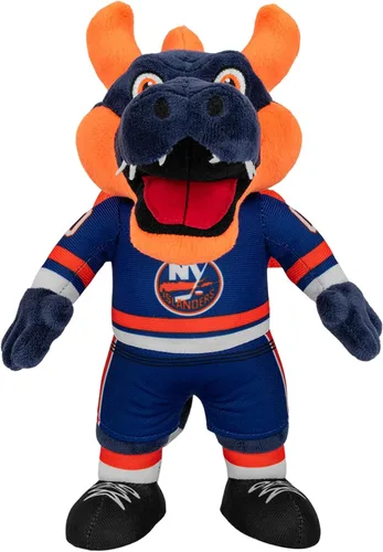 Miniatura 21 de Bleacher Creatures Anaheim Ducks Wild Wing - Figura de peluche de mascota de la NHL de 10 pulgadas (uniforme triangular verde azulado), una mascota