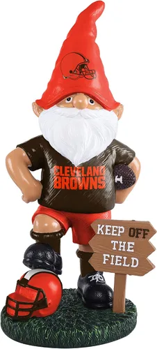 Miniatura 8 de FOCO NFL Unisex-Adult NFL Team Logo Keep Off The Field Garden Statue Outdoor Gnome 8" Color del