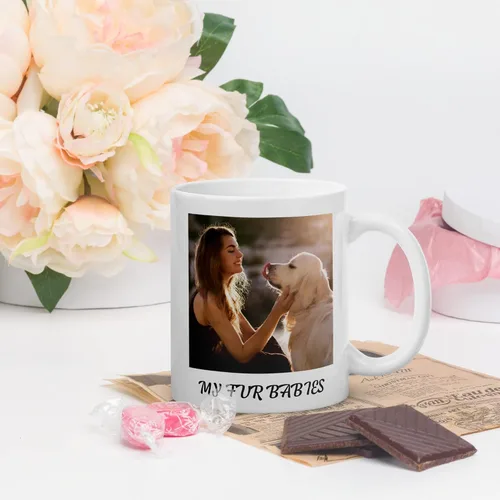 Miniatura 4 de Taza de café personalizada para mamá con diseño de logotipo de foto/texto, tazas personalizadas, 11 onzas, impresión de doble cara, taza de café