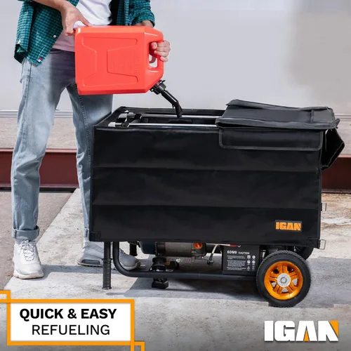 Miniatura 6 de IGAN - Cubiertas protectoras para generadores en funcionamiento para la mayoría de generadores de 3500 a 12000 W - Cubiertas protectoras