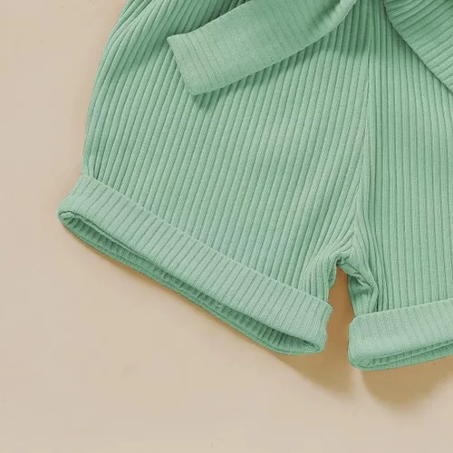 Miniatura 6 de Ropa para niña pequeña, ropa de verano sin mangas, mameluco de una pieza con cuello halter