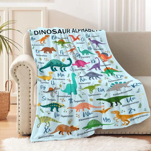Miniatura 17 de Manta ligera de franela de dinosaurio de nuggets de pollo, regalos para niñas y mujeres en todas las estaciones, para cama, sofá, 30 x 40 pulgadas