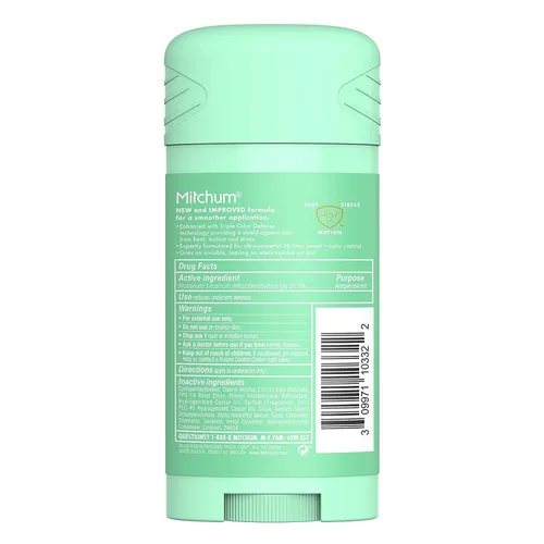 Miniatura 3 de Mitchum Antitranspirante y desodorante invisible sólido 48HR para mujer, Pure Fresh, 2.7 onzas, paquete de 6
