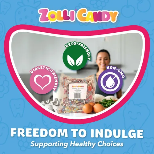 Miniatura 5 de Zollipops Clean Teeth Pops - Caramelos sin azúcar con xilitol, paletas sin colorantes, aptos para dieta keto y diabética, golosinas aprobadas por
