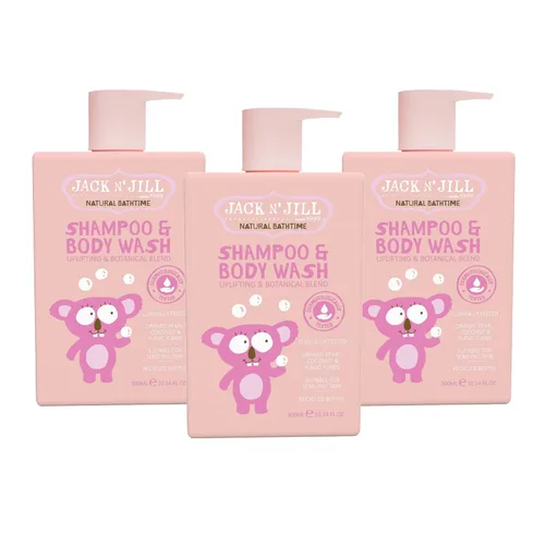 Miniatura 8 de Jack N' Jill Natural Bathtime - Champú y gel de baño para niños y bebés, adecuado para pieles sensibles, dermatológicamente probado, sin