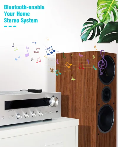 Miniatura 5 de Golvery, receptor Bluetooth (Bluetooth avanzado 4.1, A2DP) - adaptador de audio inalámbrico portable con entrada de 3,5 mm - disfruta la música