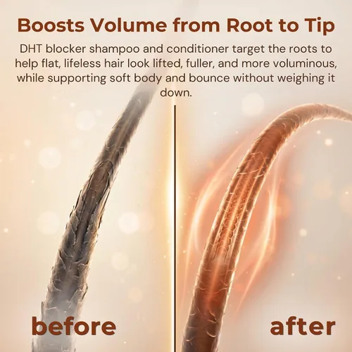 Miniatura 7 de Champú y acondicionador de biotina volumizing – Champú de volumen natural para mujeres Volumen de cabello sin sulfato champú y acondicionador