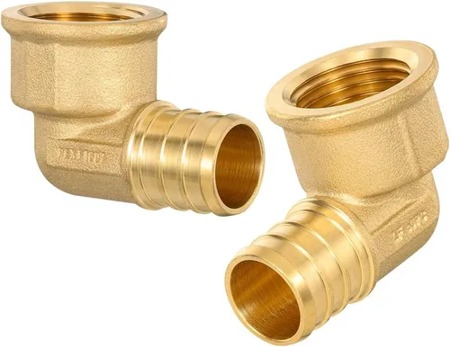 Miniatura 18 de Paquete de 2 adaptadores hembra Pex X 1 pulgada FIP de 1 pulgada, tubo Pex de 1 pulgada a rosca hembra NPT de 1 pulgada, puerto completo, sin plomo