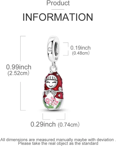 Miniatura 134 de Hapour Dijes de plata de ley 925 para pulseras, collar, joyería europea, colgante de cuentas para mujeres y madres