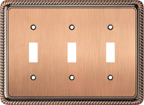 Miniatura 59 de Henne Bery Placa Decorativa de Pared con Borde de Cuerda Placa de Interruptor Cubierta de Tomacorriente
